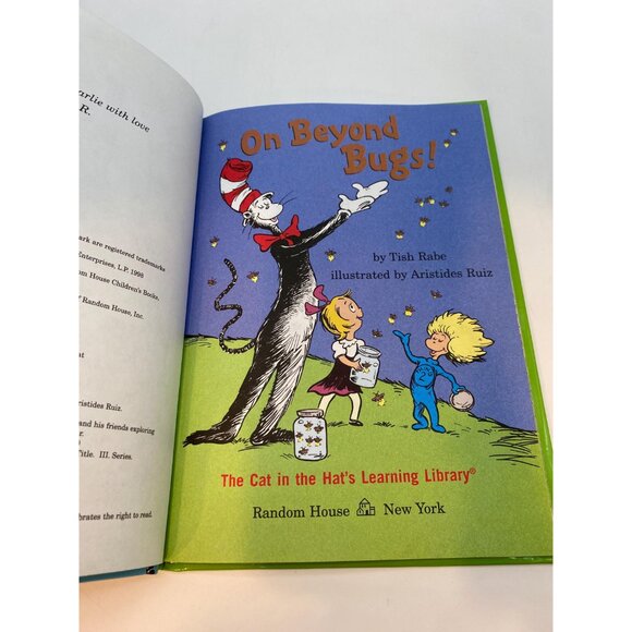 Vintage Dr. Seuss The Cat and the Hat On Beyond Bugs! All About Insects Book - Picture 5 of 6